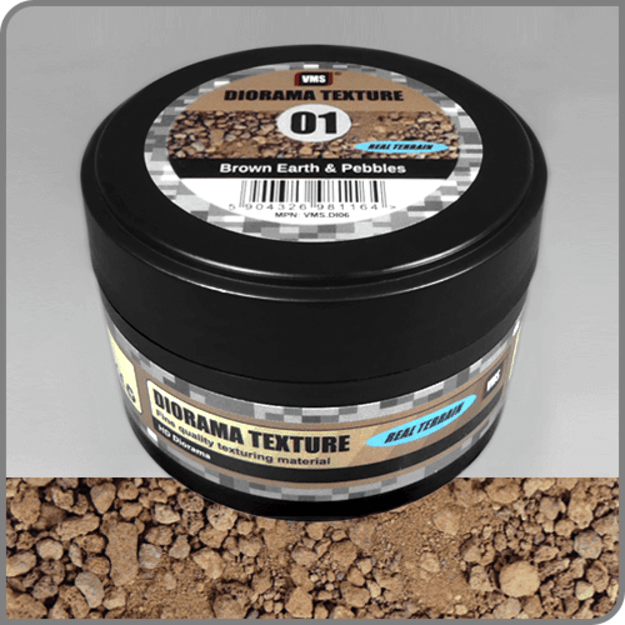 VMS DI06 Diorama Texture No. 1, Brown earth, 100ml