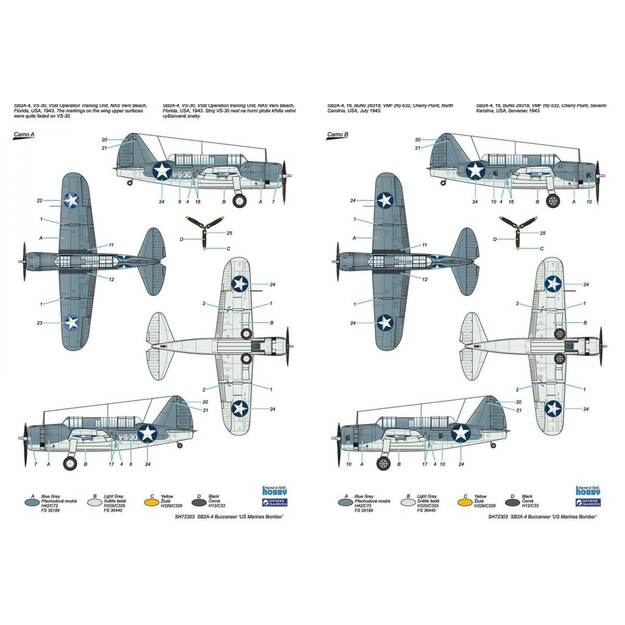 Special Hobby SH72303 - SB2A-4 Buccaneer US Marines Bomber, 1/72