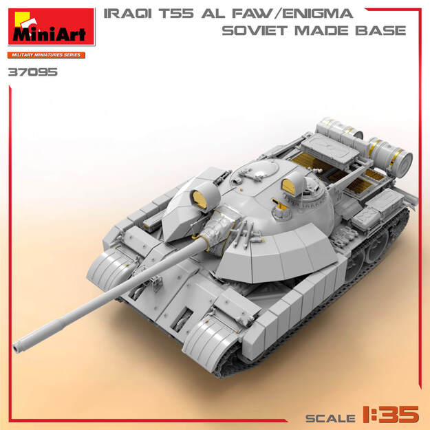 Miniart MI37095 - Iraqi T-55 Al Faw/Enigma. Soviet Made Base, 1/35