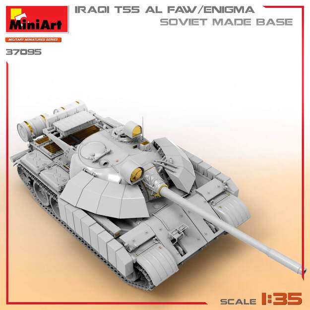 Miniart MI37095 - Iraqi T-55 Al Faw/Enigma. Soviet Made Base, 1/35