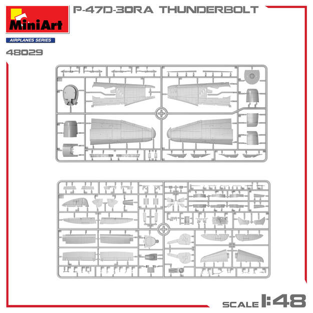 MiniArt MI48029 - P-47D-30RA Thunderbolt. Advanced Kit, 1/48