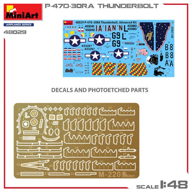 MiniArt MI48029 - P-47D-30RA Thunderbolt. Advanced Kit, 1/48