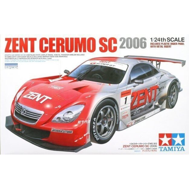 Tamiya TA24303 - Zent Cerumo Sc 2006, 1/24