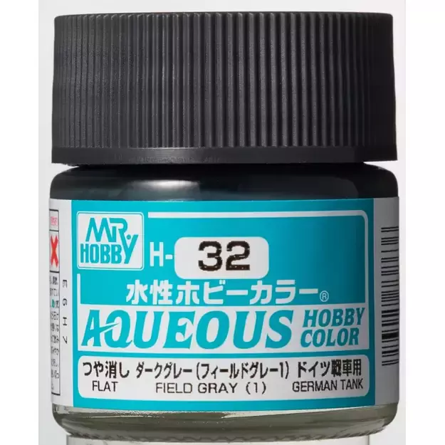 Mr.Hobby H032 - Aqueous Hobby Colors - Field Gray (1), 10ml
