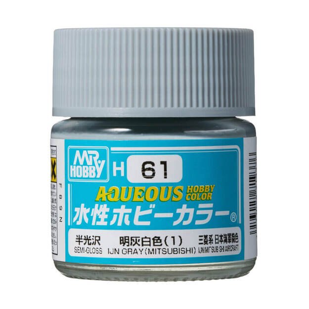 Mr.Hobby H061 - Aqueous Hobby Colors - IJN Gray, 10ml