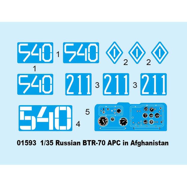 Trumpeter TR01593 - BTR-70 APC in Afghanistan, 1/35 2