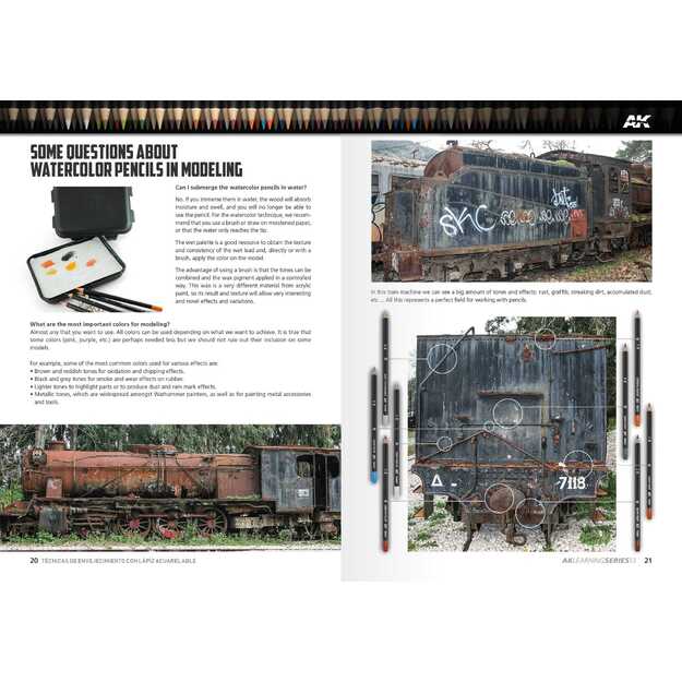 AK Interactive AK522- Weathering Pencil Techniques 1