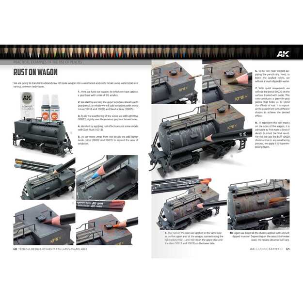 AK Interactive AK522- Weathering Pencil Techniques 6