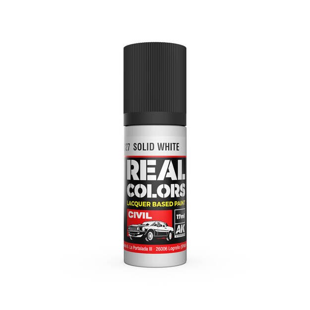AK Interactive RC827 - Solid White, 17ml 1