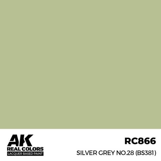AK Interactive RC866 - Silver Grey No.28 (BS381), 17ml AK Interactive RC866 - Silver Grey No.28 (BS381), 17ml