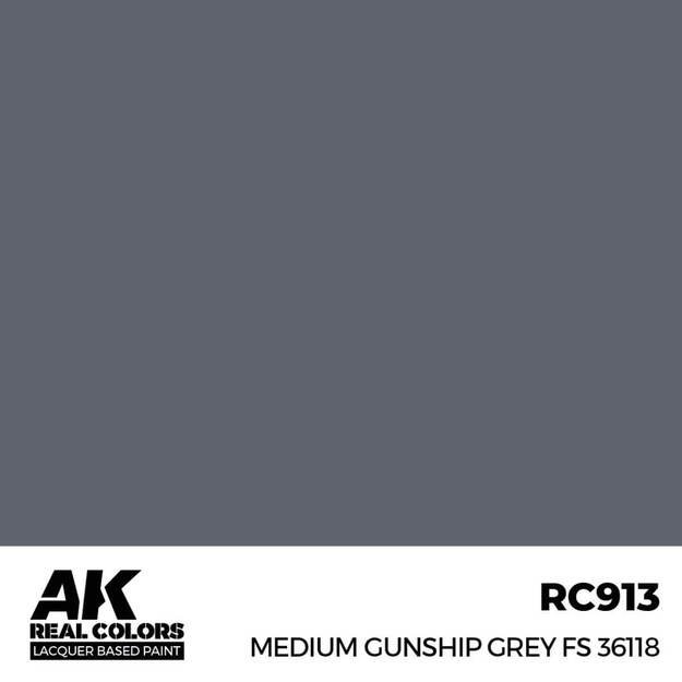 AK Interactive RC913 - Medium Gunship Grey FS 36118, 17ml AK Interactive RC913 - Medium Gunship Grey FS 36118, 17ml