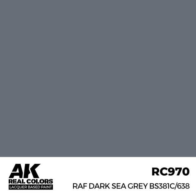 AK Interactive RC970 - RAF Dark Sea Grey BS381C/638, 17ml