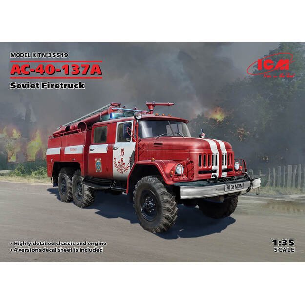 ICM IC35519 - AC-40-137A, Soviet Firetruck, 1/35