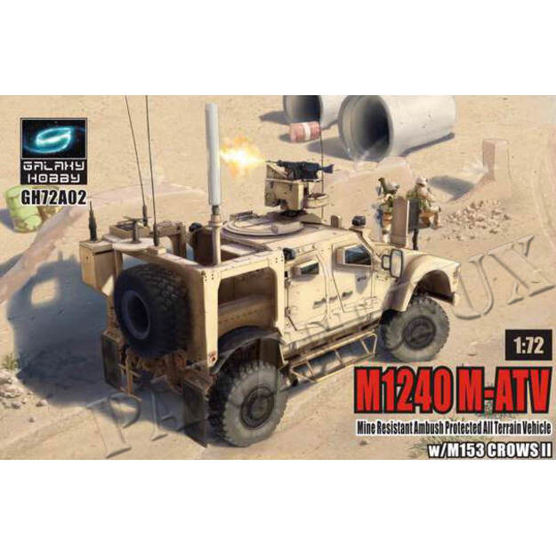 Galaxy Hobby GH72A02 -  M1240 M-ATV w/ M153 CROWS II, 1/72