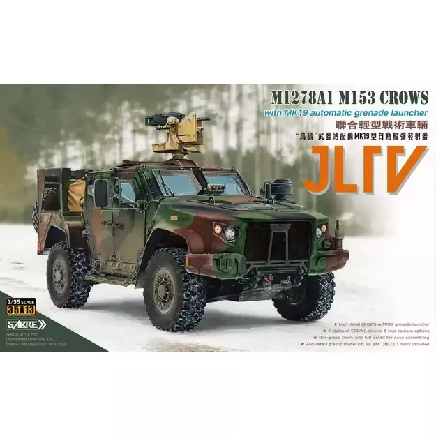 Sabre Model 35A13 - JLTV M1278A1 M153 Crows w/MK19 Launcher - PREMIUM, 1/35