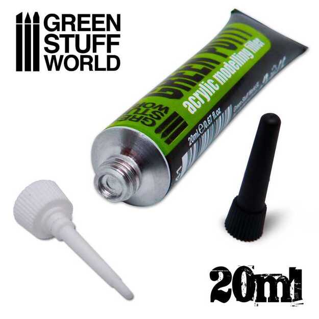 Green Stuff World 2241 - Akrilinis žalias glaistas, 20ml