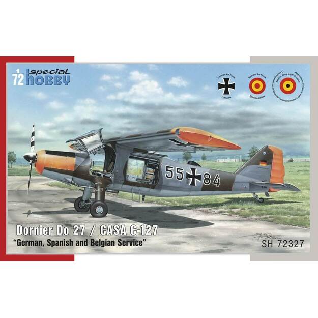 Special Hobby SH72327 - Dornier Do 27 German,Spanish And Belgian Service, 1/72