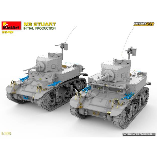 MiniArt MI35401 - M3 Stuart Initial Prod. Interior Kit, 1/35