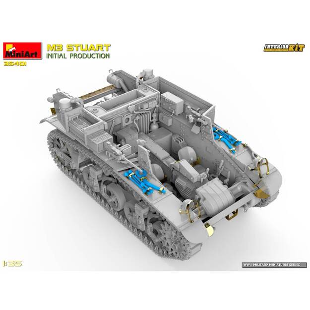 MiniArt MI35401 - M3 Stuart Initial Prod. Interior Kit, 1/35