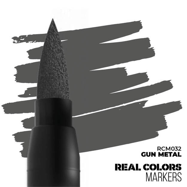 AK Interactive - RCM032 - Gun Metal, markeris