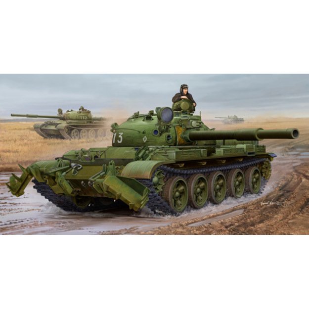 Trumpeter TR01550 - T-62 Mod.1975 (With KMT-6 Mine Plow), 1/35