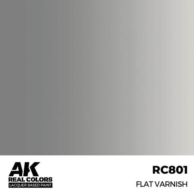 AK Interactive RC801 – Flat Varnish, 17ml (matinis lakas)