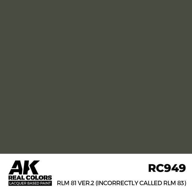 AK Interactive RC949 - RLM 81 Ver.2 (incorrectly called RLM 83), 17ml AK Interactive RC949 - RLM 81 Ver.2 (incorrectly called RLM 83), 17ml