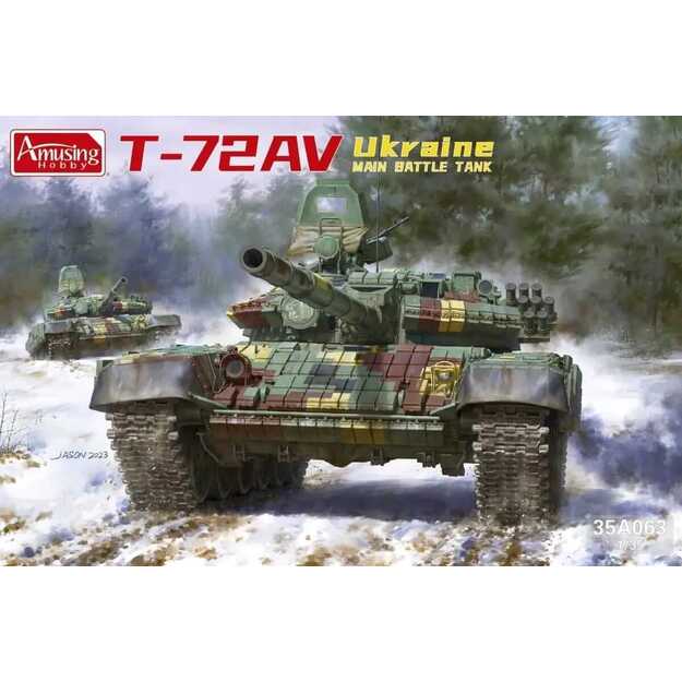 Amusing Hobby 35A063 - T-72AV Ukraine main battle tank, 1/35