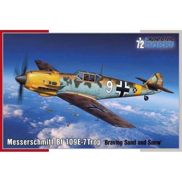 Special Hobby SH72462 - Messerschmitt Bf 109E-7Trop Braving Sand and Snow, 1/72