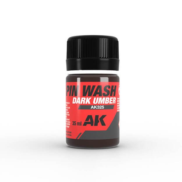 AK Interactive AK325 - Dark Umber Pin Wash, 35ml