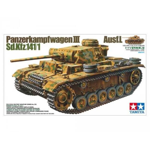 Tamiya TA35215 - German Panzerkampfwagen Iii Ausf. L, 1/35