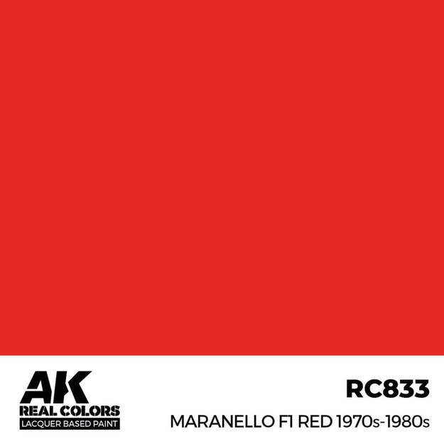 AK Interactive RC833 – Maranello F1 Red 1970s–1980s, 17ml AK Interactive RC833 – Maranello F1 Red 1970s–1980s, 17ml