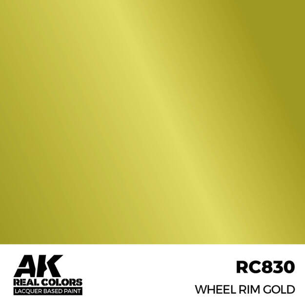 AK Interactive RC830 - Wheel Rim Gold, 17ml AK Interactive RC830 - Wheel Rim Gold, 17ml