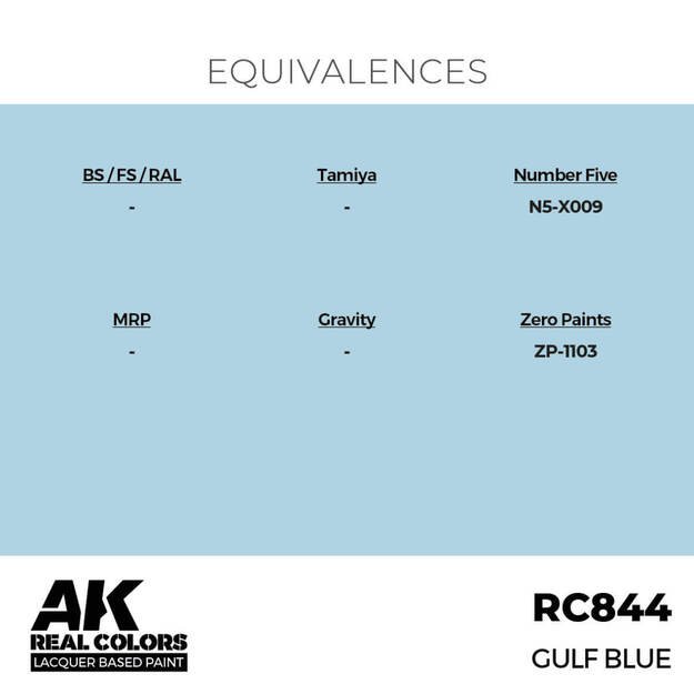 AK Interactive RC844 - GULF Blue, 17ml 2 AK Interactive RC844 - GULF Blue, 17ml 2